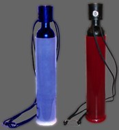 Red & luminescent training projectiles